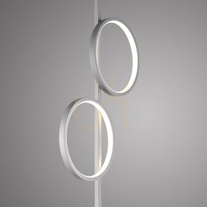 MINI RITUS 15396-21 Golvlampa, silver, 2xLED small 9