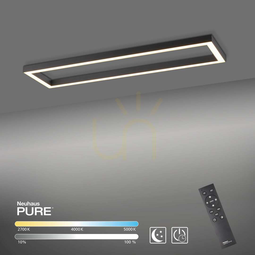 Visa PURE-LINES 6023-13 Taklampa, antracit, 1xLED PURE-LINES 6023-13 Taklampa, antracit, 1xLED