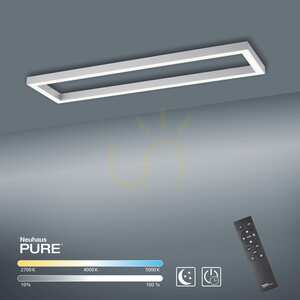 PURE-LINES 6023-95 Silver taklampa, 1xLED 10 PURE-LINES 6023-95 Silver taklampa, 1xLED small 10