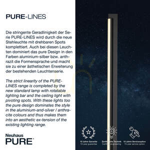 PURE-LINES 421-13 golvlampa, antracit, 1xLED small 3