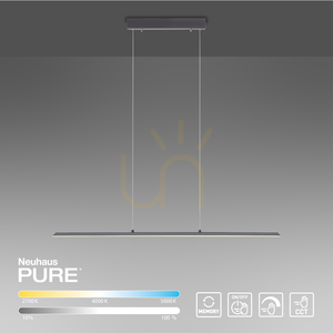 PURE-LITE 8375-13 Antracit 1xLED-pendellampa small 12