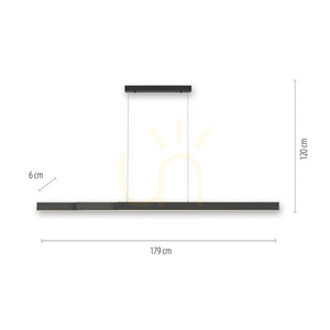PURE-LUME2738-13 Antracit 1xLED-pendellampa small 7