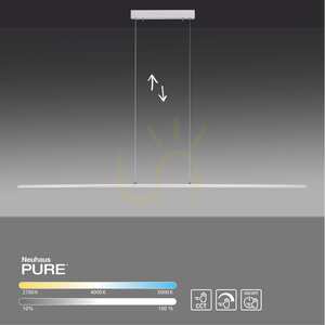 PURE-LITE 8377-55 Silver 1xLED taklampa small 7