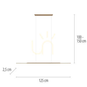 PURE SURFACE 2301-97 Brun 1xLED-pendellampa small 8