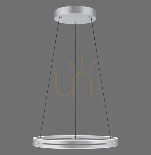 Kontrollera PUREE-LOOP 2551-95 Silver 2xLED taklampa