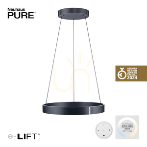 PURE E-CLIPSE 2561-15 Grå pendellampa med 2 LED-lampor 1 PURE E-CLIPSE 2561-15 Grå pendellampa med 2 LED-lampor small 1