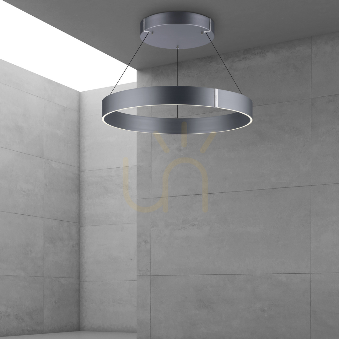 Kontrollera PURE E-CLIPSE 2561-15 Grå pendellampa med 2 LED-lampor PURE E-CLIPSE 2561-15 Grå pendellampa med 2 LED-lampor