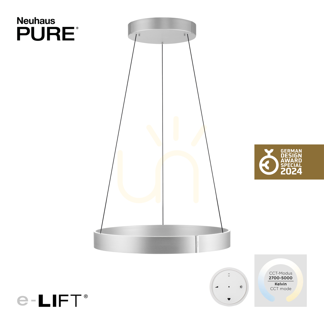 Utsikt PURE E-CLIPSE 2561-95 Silver 2xLED taklampa PURE E-CLIPSE 2561-95 Silver 2xLED taklampa