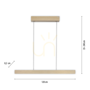 PURE E-MOTION 2570-60 Pendellampa i mässing med 2 LED-lampor small 9