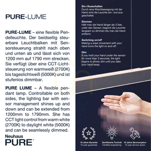 PURE-LUME2738-95 Silver 1xLED-pendellampa 3 PURE-LUME2738-95 Silver 1xLED-pendellampa small 3