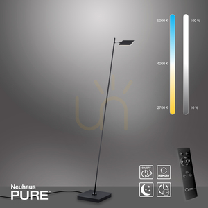 PURE-MIRA 356-18 golvlampa, antracit, 1xLED small 11