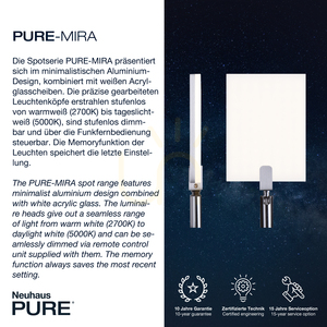 PURE-MIRA 356-18 golvlampa, antracit, 1xLED small 3