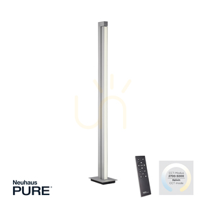 PURE-LINES 421-95 golvlampa, silver, 1xLED small 1