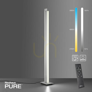 PURE-LINES 421-95 golvlampa, silver, 1xLED small 10
