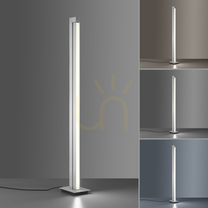 PURE-LINES 421-95 golvlampa, silver, 1xLED small 4
