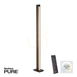 PURE-LINES 451-79 Golvlampa, trä, 1xLED small 1