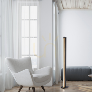 PURE-LINES 451-79 Golvlampa, trä, 1xLED small 15