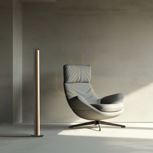 PURE-LINES 451-79 Golvlampa, trä, 1xLED small 2