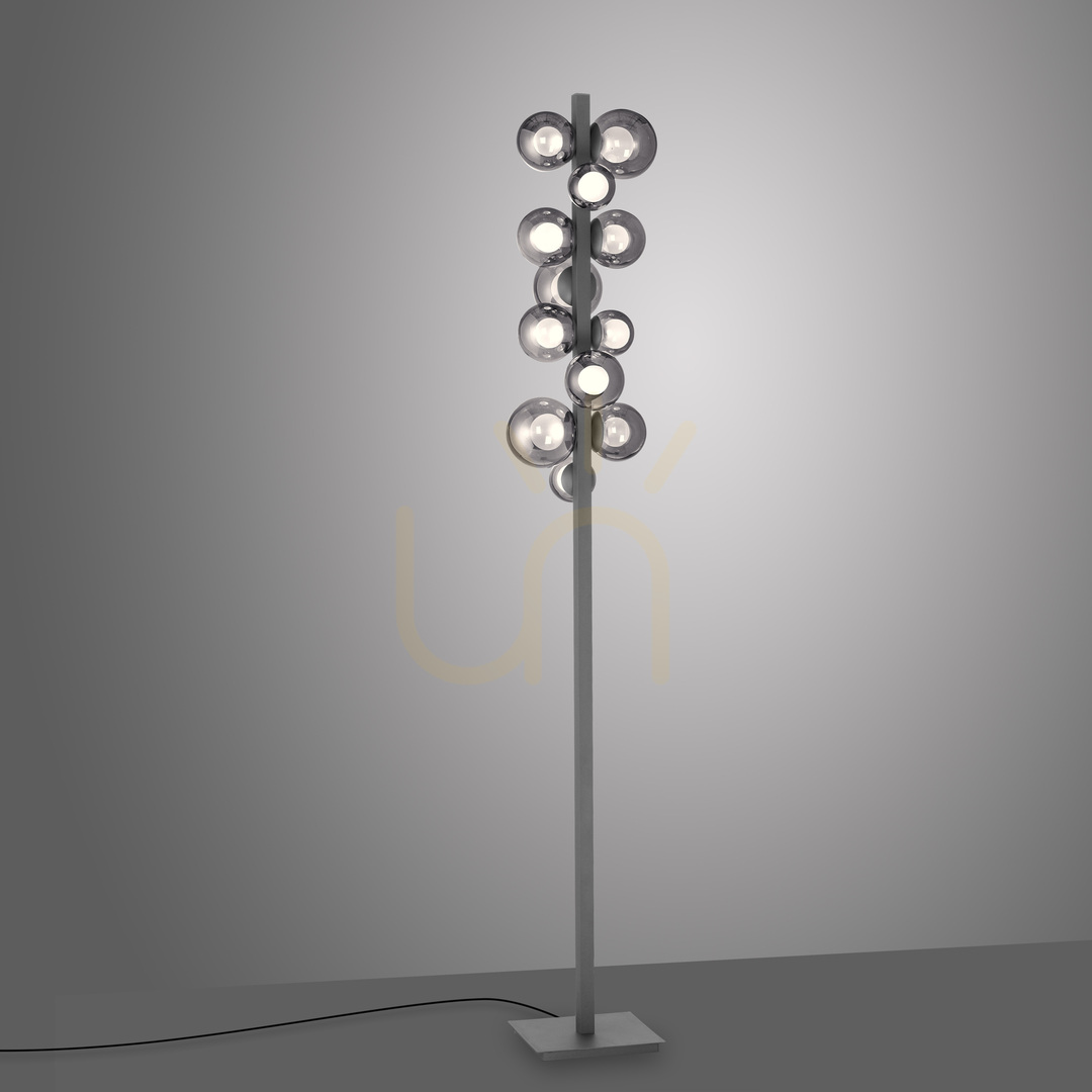 Utsikt Golvlampa 557-15 Grå 12xLED Golvlampa 557-15 Grå 12xLED
