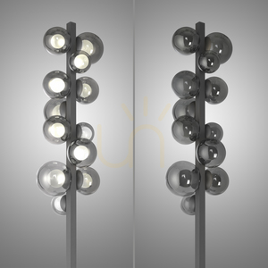 Golvlampa 557-15 Grå 12xLED 13 Golvlampa 557-15 Grå 12xLED small 13