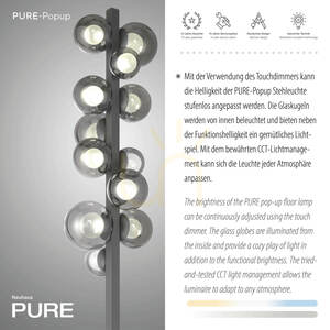 Golvlampa 557-15 Grå 12xLED 4 Golvlampa 557-15 Grå 12xLED small 4