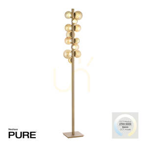 POPUP 557-97 Golvlampa, brun, 12 lysdioder small 1
