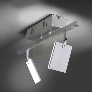 PURE-MIRA 6354-95 Taklampa i silver, 2xLED small 10