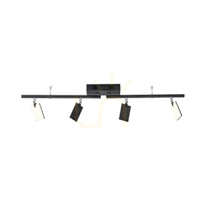 PURE-MIRA 6356-18 Svart taklampa med 4 LED-lampor small 6