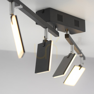 PURE-MIRA 6356-18 Svart taklampa med 4 LED-lampor small 8
