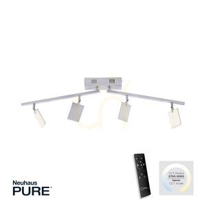 Taklampa Paul Neuhaus PURE Mira 6356-95, silver small 1