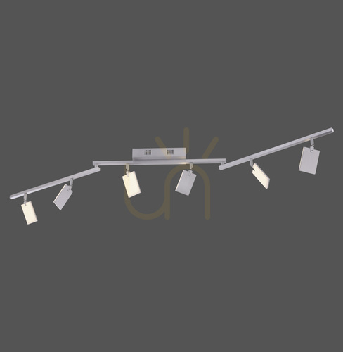 Kontrollera PURE-MIRA 6358-95 Silver 6xLED taklampa