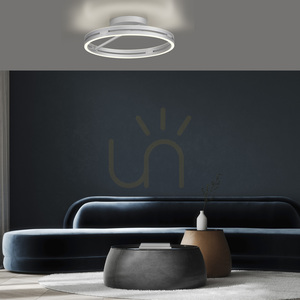 PURE LOOP 6552-95 Silver taklampa, 2xLED small 2