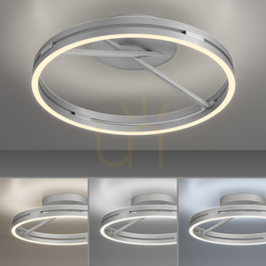 PURE LOOP 6552-95 Silver taklampa, 2xLED small 5