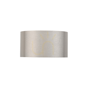 PURE CLIPSE 8561-95 Silver 2xLED vägglampa small 17