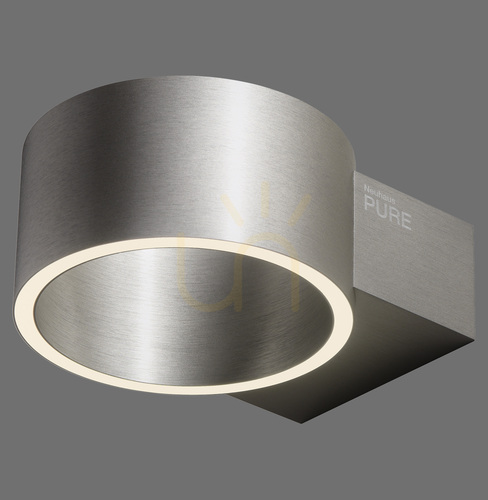 Kontrollera PURE CLIPSE 8561-95 Silver 2xLED vägglampa