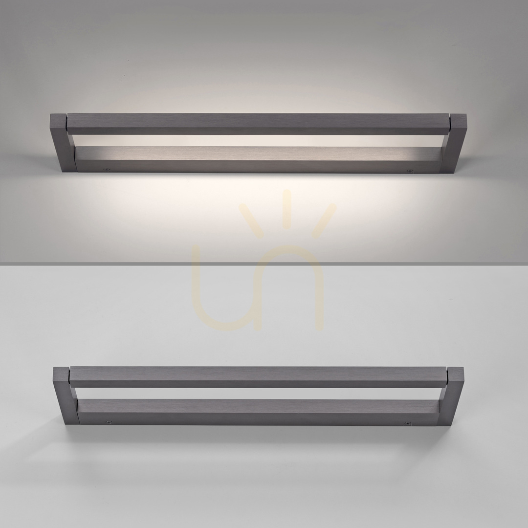 Kontrollera PURO 9113-15 Grå vägglampa, 1xLED PURO 9113-15 Grå vägglampa, 1xLED