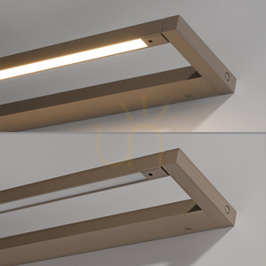 PURO 9113-97 Brun vägglampa, 1xLED small 14