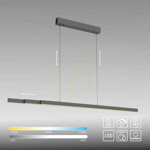 ADRIANA COMFORT LIFT 2598-13 Antracit 1xLED taklampa small 13