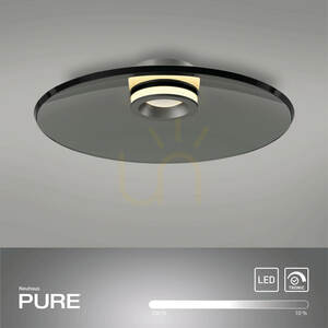 PURE MOON 6095-15 Taklampa, grå, 2xLED small 1
