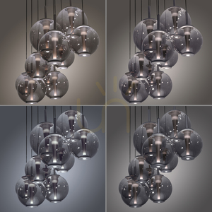 Pendellampa Paul Neuhaus PURE E-Infinity 2221-15, grå, elektrisk längdjustering e-SLIDE small 4
