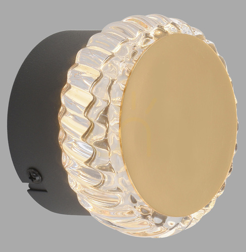 Kontrollera IGO 18700-68 Vägglampa, svart, 1xLED