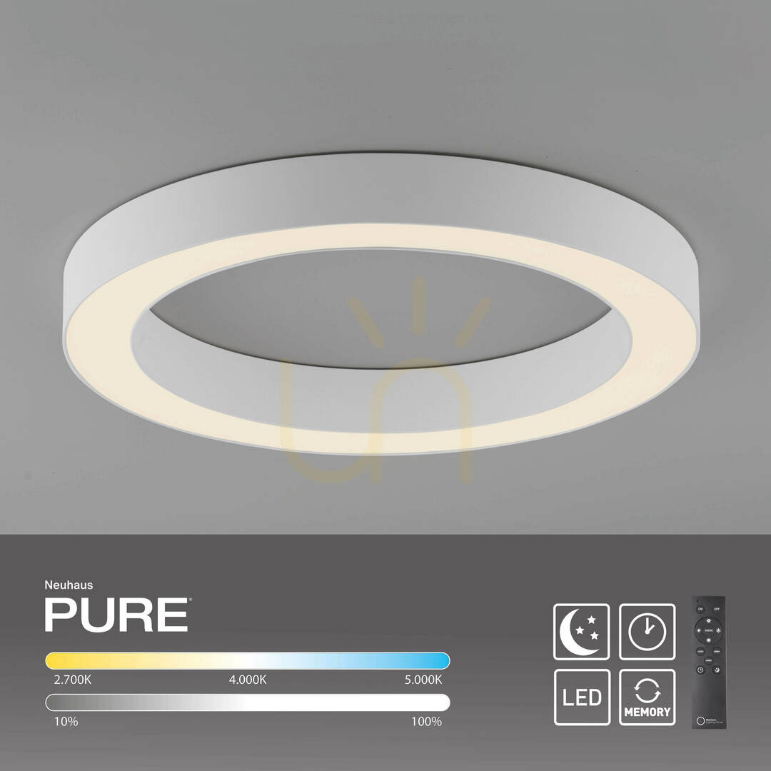 Visa PURE LINES ROUND 6310-16 Taklampa, vit, 1xLED PURE LINES ROUND 6310-16 Taklampa, vit, 1xLED