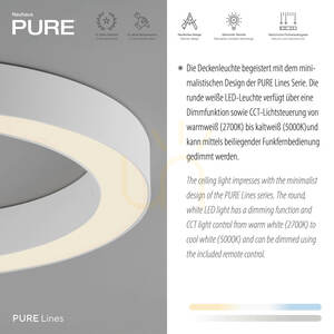 PURE LINES ROUND 6310-16 Taklampa, vit, 1xLED 7 PURE LINES ROUND 6310-16 Taklampa, vit, 1xLED small 7