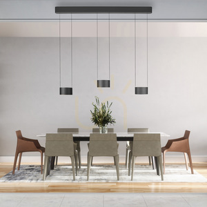 PURE CLIPSE 2473-15 Grå pendellampa med 6 LED-lampor small 4