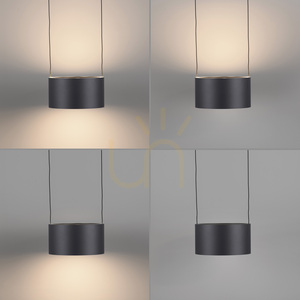 PURE CLIPSE 2473-15 Grå pendellampa med 6 LED-lampor small 6
