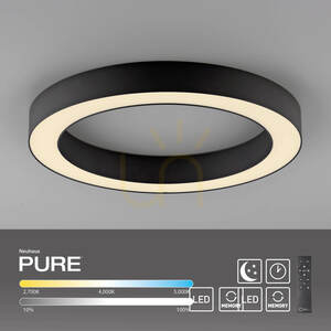 PURE LINES ROUND 6310-13 Taklampa, antracit, 1xLED small 1