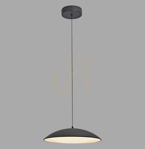 Kontrollera LENTE14606-18 Svart 1xLED-pendellampa