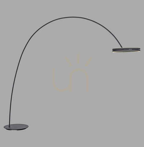 Kontrollera PURE LOOP-BOW 561-18 golvlampa, svart, 2xLED