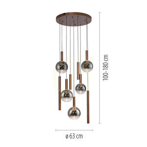 BOWL 2287-23 Brunt 9xLED-pendelljus 7 BOWL 2287-23 Brunt 9xLED-pendelljus small 7