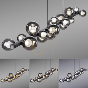 PURE E-POPUP 2558-15 Grå 18xLED taklampa small 5
